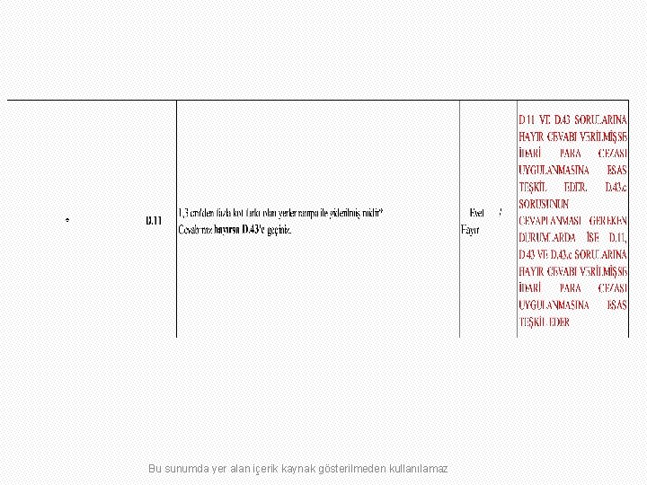 Bu sunumda yer alan içerik kaynak gösterilmeden kullanılamaz 