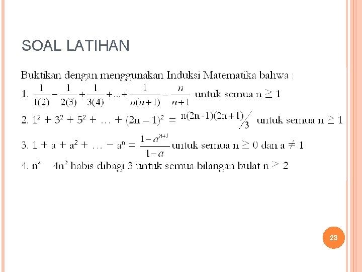 SOAL LATIHAN 23 