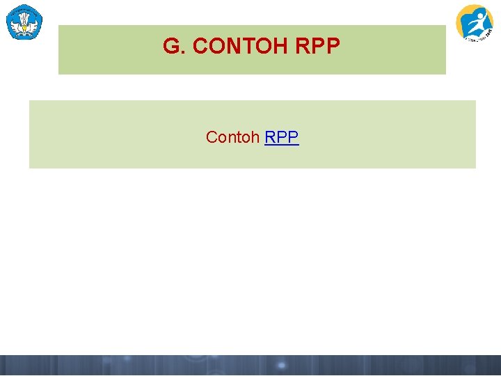 G. CONTOH RPP Contoh RPP 