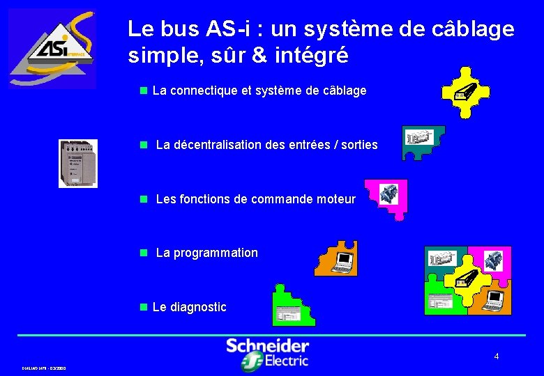 Le bus AS-i : un système de câblage simple, sûr & intégré n La