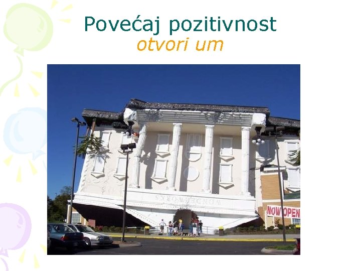 Povećaj pozitivnost otvori um 