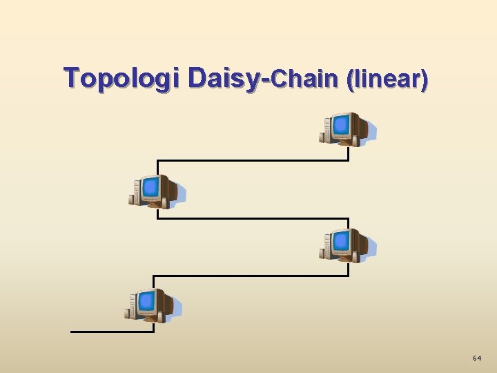 Topologi Daisy-Chain (linear) 64 