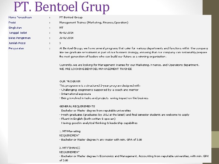 PT. Bentoel Grup 