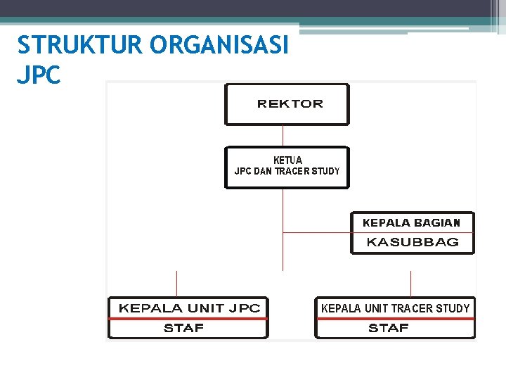 STRUKTUR ORGANISASI JPC 