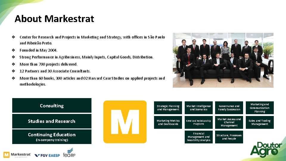About Markestrat v Center for Research and Projects in Marketing and Strategy, with offices