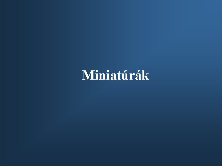 Miniatúrák 