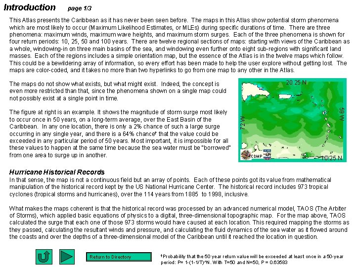 Introduction page 1/3 This Atlas presents the Caribbean as it has never been seen