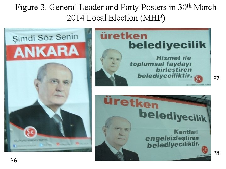 Figure 3. General Leader and Party Posters in 30 th March 2014 Local Election