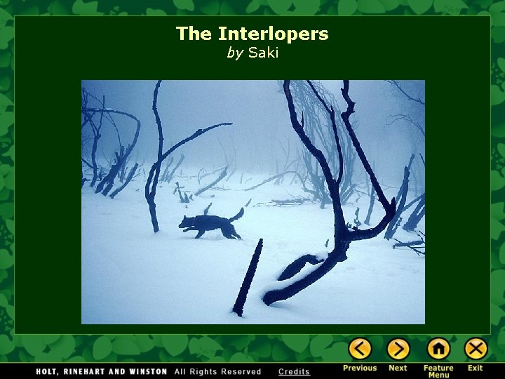 The Interlopers by Saki 