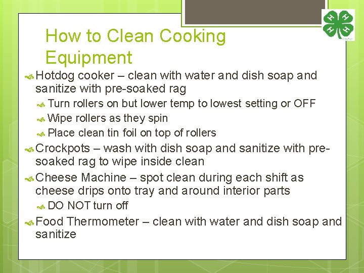 How to Clean Cooking Equipment Hotdog cooker – clean with water and dish soap