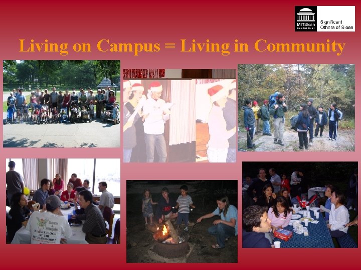 Living on Campus = Living in Community 