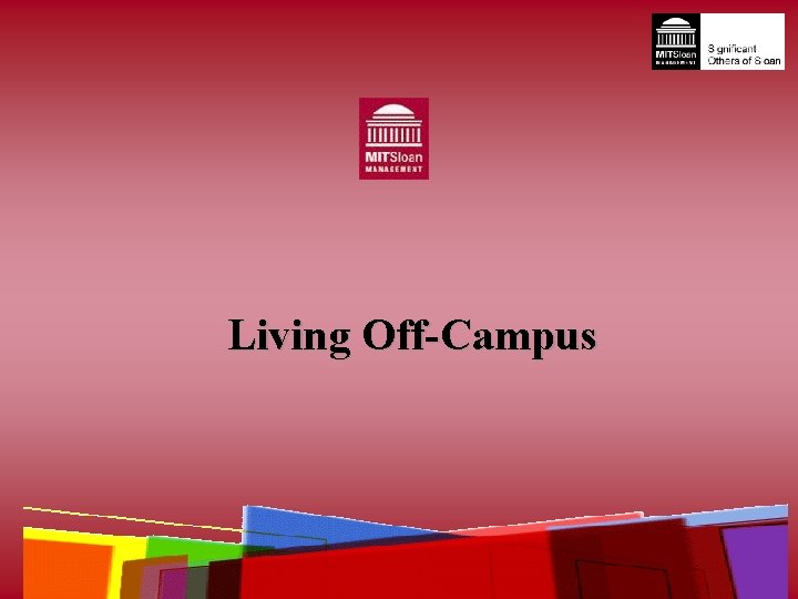 Living Off-Campus 