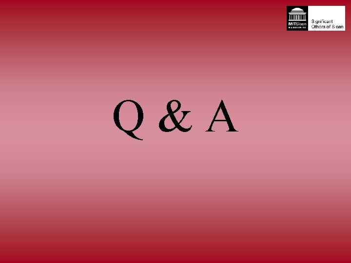 Q&A 