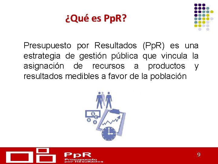 ¿Qué es Pp. R? Presupuesto por Resultados (Pp. R) es una estrategia de gestión