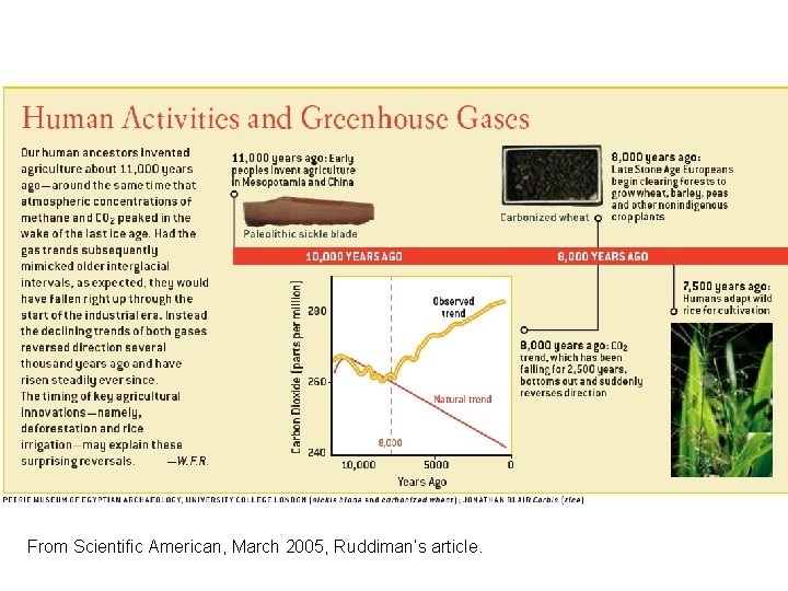 From Scientific American, March 2005, Ruddiman’s article. 