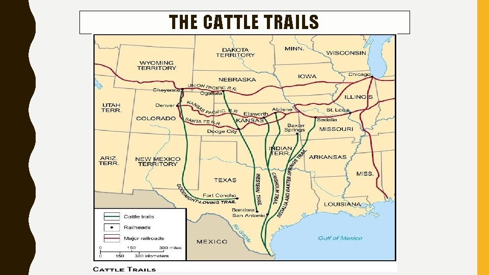 THE CATTLE TRAILS 