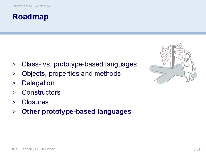 PS — Prototype-based Programming Roadmap > Class- vs. prototype-based languages > Objects, properties and