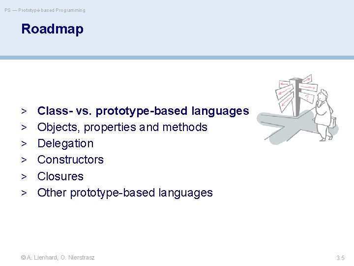 PS — Prototype-based Programming Roadmap > Class- vs. prototype-based languages > Objects, properties and