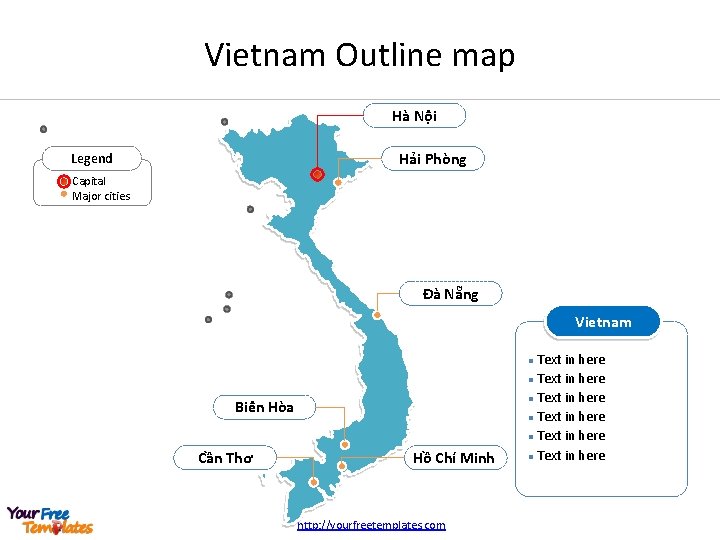 Vietnam Outline map Hà Nội Hải Phòng Legend Capital Major cities Đà Nẵng Vietnam