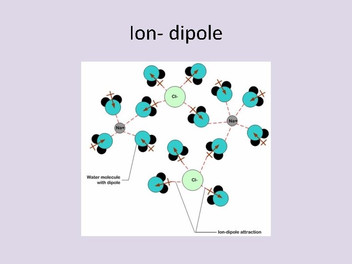 Ion- dipole 