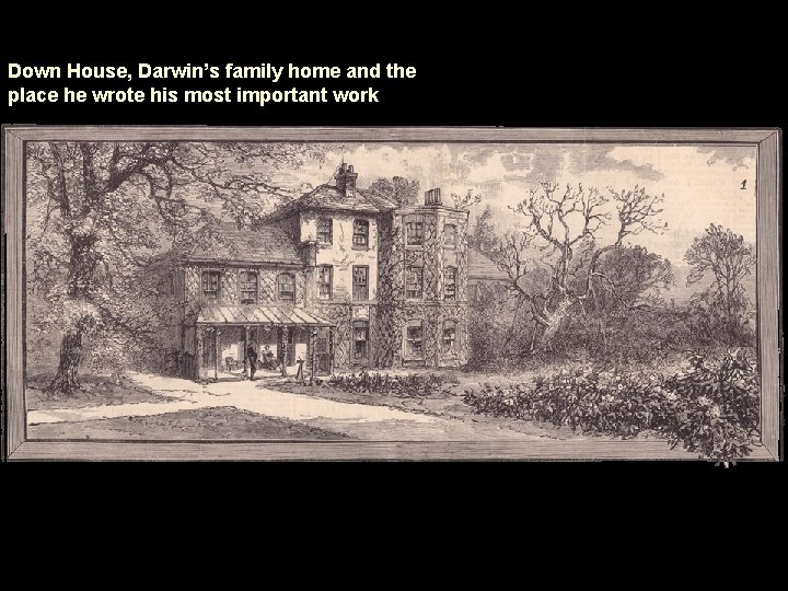 Down House, Darwin’s family home and the place he wrote his most important work