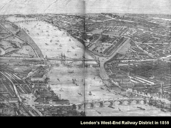 London’s West-End Railway District in 1859 