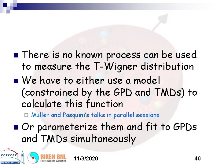 There is no known process can be used to measure the T-Wigner distribution n