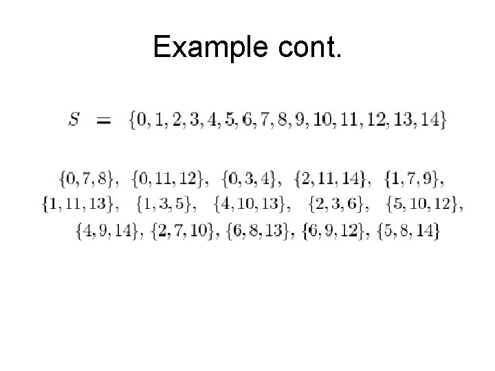 Example cont. 