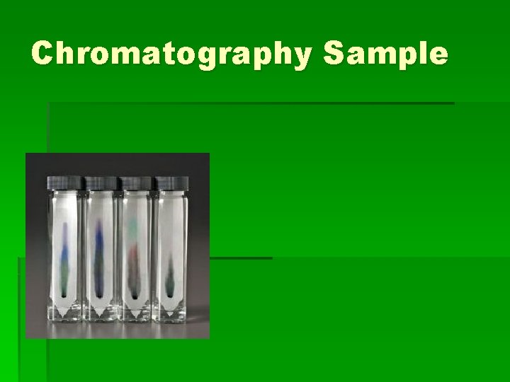 Chromatography Sample 