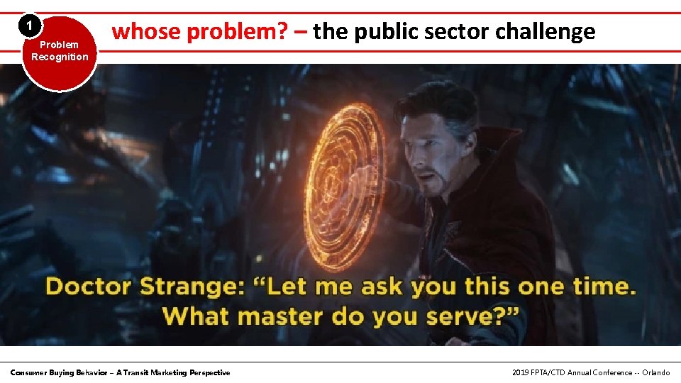 1 Problem Recognition whose problem? – the public sector challenge Consumer Buying Behavior –
