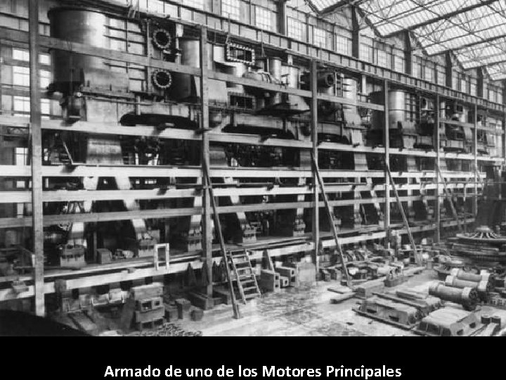 Armado de uno de los Motores Principales 