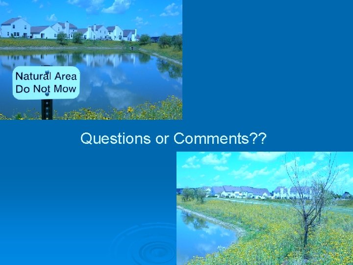 Questions or Comments? ? 