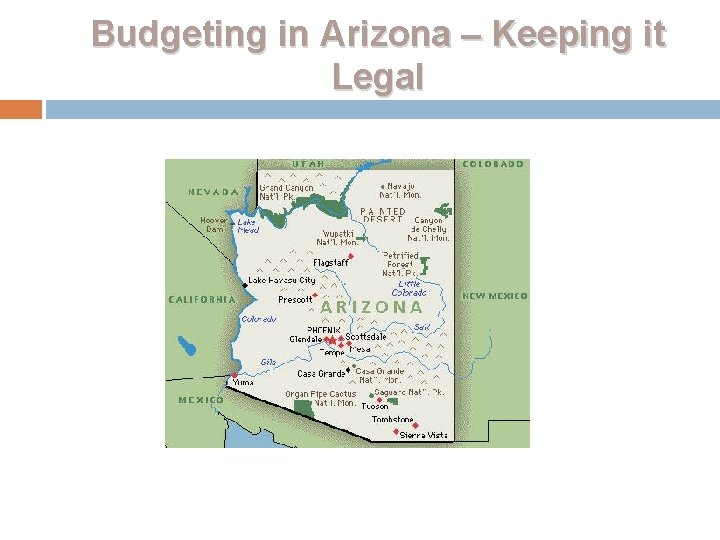 Budgeting in Arizona – Keeping it Legal 