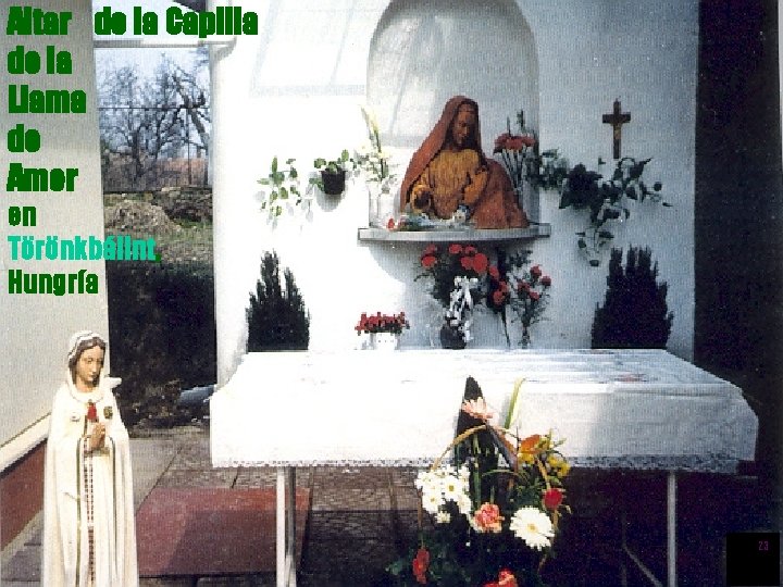 Altar de la Capilla de la Llama de Amor en Törönkbálint, Hungría 23 