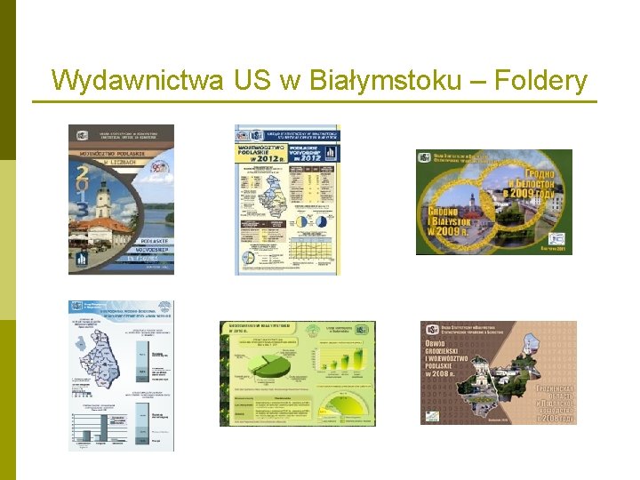 Wydawnictwa US w Białymstoku – Foldery 