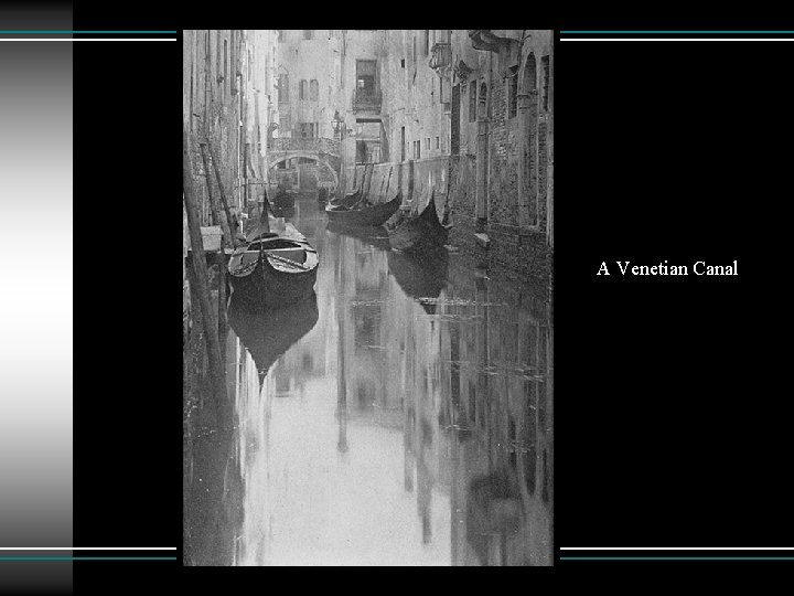 A Venetian Canal 