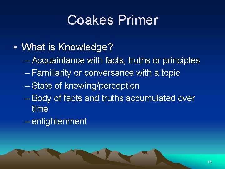 Knowledge Management Notes for DSS SOM 485 September