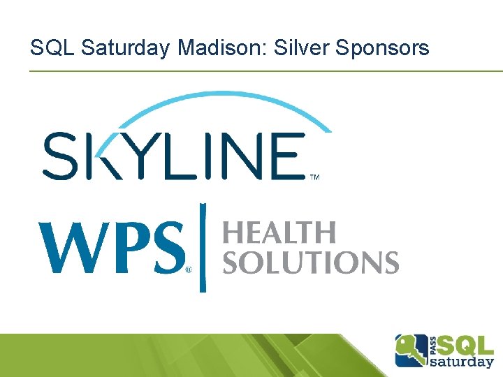 SQL Saturday Madison: Silver Sponsors 