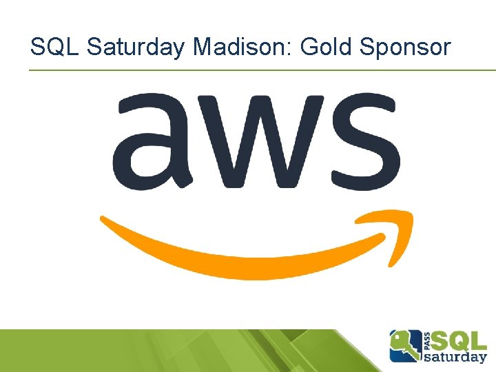 SQL Saturday Madison: Gold Sponsor 
