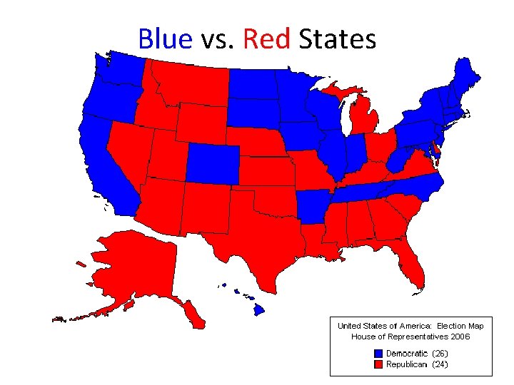 Blue vs. Red States 