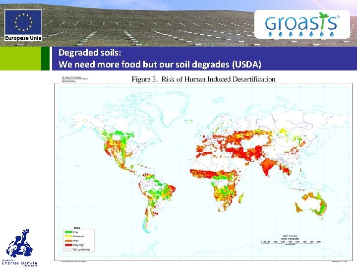 Degraded soils: We need more food but our soil degrades (USDA) 