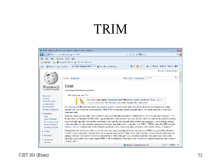 TRIM CSIT 301 (Blum) 52 