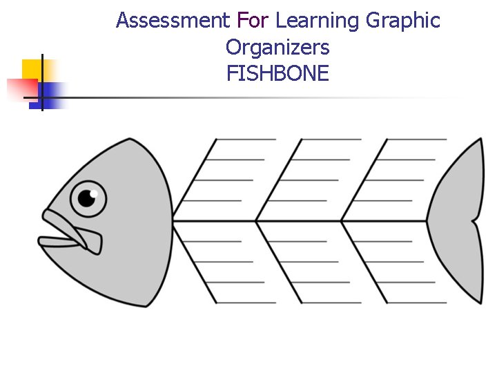 Assessment For Learning Graphic Organizers FISHBONE 