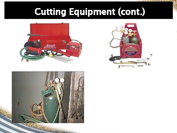 Cutting Equipment (cont. ) 12 Cutting Equipment (cont. ) 12