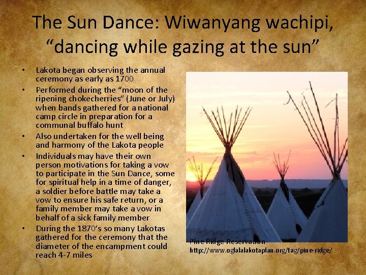 The Sun Dance: Wiwanyang wachipi, “dancing while gazing at the sun” • • •
