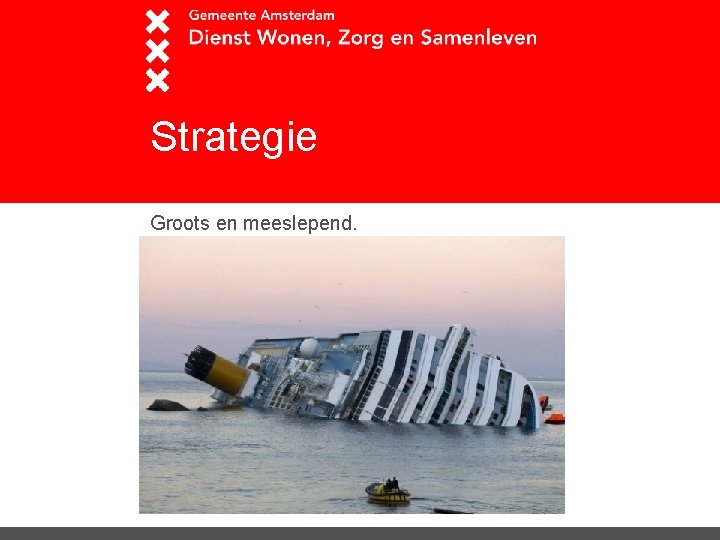 Strategie Groots en meeslepend. 