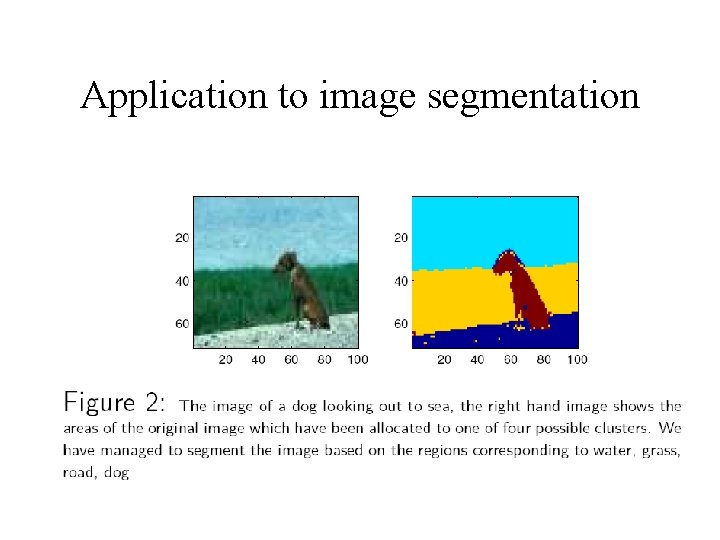 Application to image segmentation 