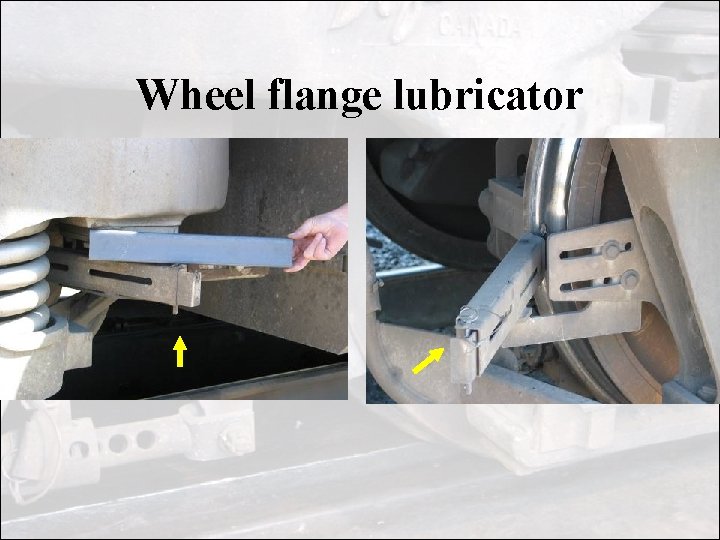 Wheel flange lubricator 