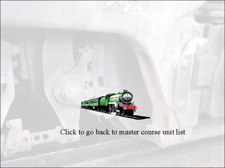 Click to go back to master course unit list Click to go back to master course unit list
