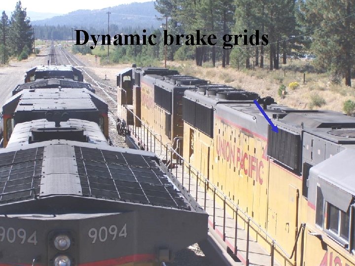 Dynamic brake grids 
